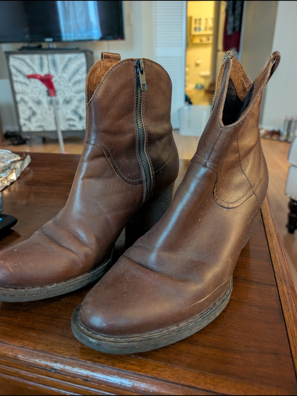 Born Women's Ankle Boots with Side Zip